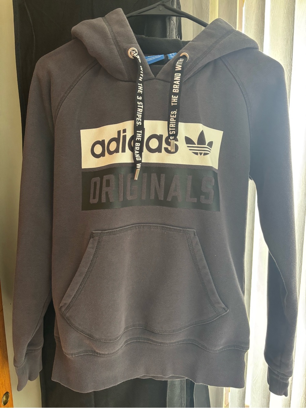 adidas Dark Gray Originals Crewneck Hoodie